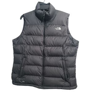 The North Face Black Nuptse 700 fill Vest Women's Size XL